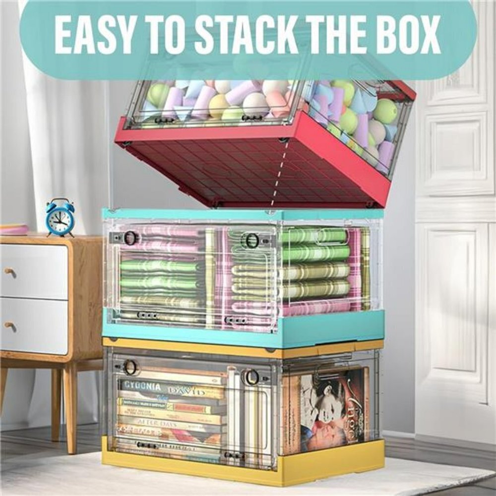 Foldable Organization & Storage Containers - Collapsible Containers with - Picture 3 of 6